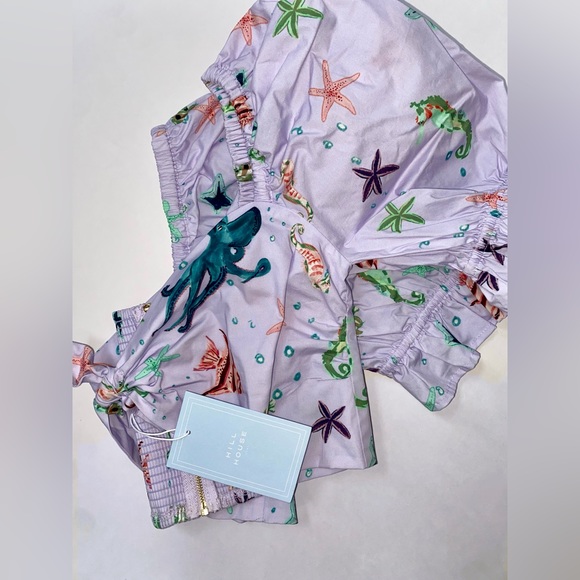 Hill House Matching Set Med: Mirabel Skirt & Isabella Top - Sea Creature Print - Picture 5 of 6